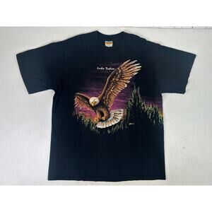 Vintage 90's Lake Tahoe Bald Eagle Graphic T-shirt Unisex Sz XL